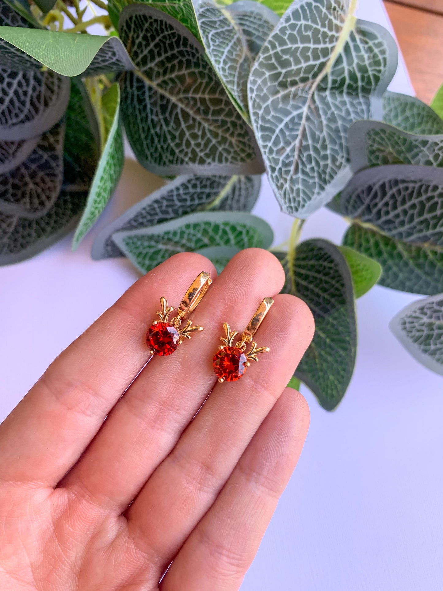 Red Reindeer Huggies