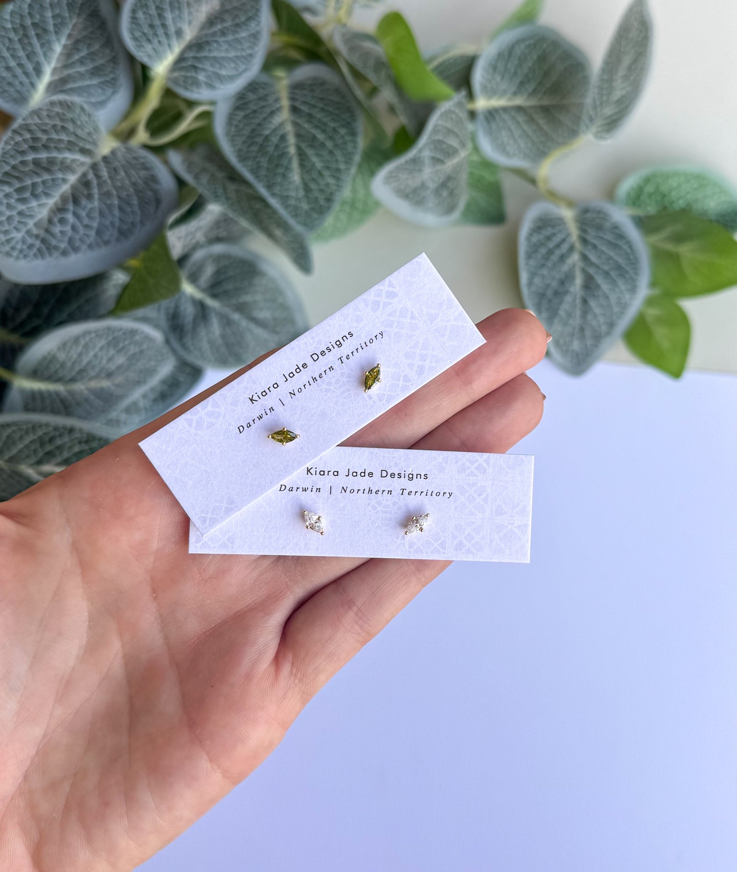 Cubic Zirconia Studs