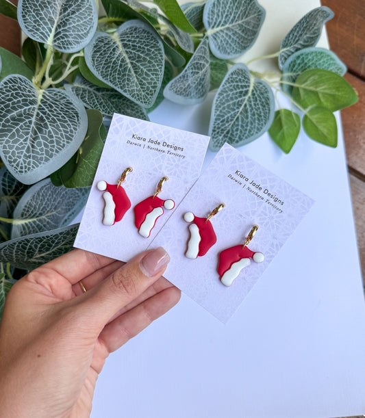 Santa Hat Dangles